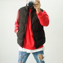 빅사이즈패딩조끼 하이넥 겨울 큰옷 집업