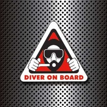 스킨스쿠버 방수 스티커 dive_91
