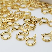 14K 골드필드 SR 스프링 클래습 잠금 장식 DIY 부자재 재료