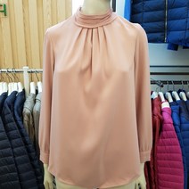 크로커다일레이디 올리비아하슬러 깔끔한 하이넥 블라우스 OH0WBL101