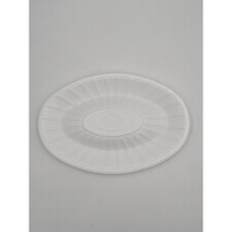 380-1호 100개입 / PSP380호 타원대접시 회 용기 일회용 포장 그릇 트레이