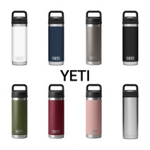 YETI 예티텀블러 처그 캡이 있는 램블러 18oz, 네이비