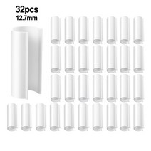 비닐하우스 파이프 32pcs pvc 온실에 대 한 온실 클램프 온실 행 커버 대피소 콜드 프레임 음영 그물 막대 조류 보호 정원 용품, 12.7mm 1인치