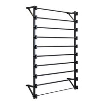 원단 벽지 벽면 걸이 행거 시트 샘플원단 정리 작업대, 공식 규격, 가로대 80x120x20 검정색 10층