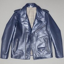 말가죽 가을 겨울 바이커자켓 라이더 양가죽 소가죽 YR 오토바이 가죽 코트 쿨 블루 오일 자켓 슬림 숏 천 2022