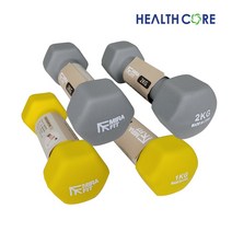 미라핏 육각 네오플랜 컬러 여자 덤벨아령 미용아령 1kg 2kg, 선택2) 육각 네오플랜 아령(2kgx2개)