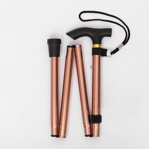 길이조절 접이식 지팡이 브론즈 산책지팡이 미끄럼방지지팡이 외출지팡이 4단지팡이 보행보조용품, 상세 참조, 상세페이지 참조