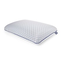 씰리 Sealy Essentials 쿨 터치 메모리 폼 베개 2팩 화이트, 1 PACK (Standard)