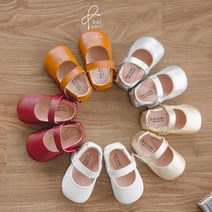 발소리 심플레더 아기 걸음마 유아 플랫 돌잔치 토들러플랫 120-150