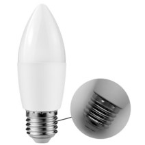 고휘도 LED 컬럼 캔들 램프 220V T37 C37 9W 백색광 주방 공부, 02 C37 E27 9W_01 3000K
