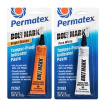 [다니랑마켓] Permatex 퍼마텍스 나사풀림 확인용 볼트마크 28.35g 마킹표식 3024EA, 오렌지