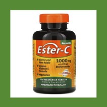 American Health 아메리칸 헬스 비타민 C 칼슘 감귤류 바이오 플라보노이드 1000mg 120정 오렌지 텐저린 라임 레몬 아세로라 루틴 헤스페리딘 복합체 VitaminC