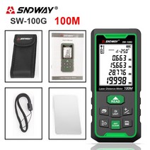 레이저 줄자 거리 측정기 휴대식 laser distance meter 디지털 70m 50m 100m 120m rangefinder trena lazer 테이프 측정자 룰렛 도구, sw-100g 100m