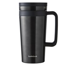 락앤락 커피 필터 머그 텀블러, 블랙, 580ml