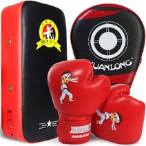 그랜트글러브 8온스 권투 복싱 글러브 전문 세트 이종격투기 샌드백 걸 킥 훈련 커버, 02 6oz, 20 쿵푸 사나이 황（업그레이드 버전）