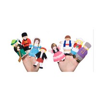 신나라-닷컴_유럽 다문화 손가락 인형 교육용 어린이 역할극 극인형 구연동화 공연용 인형극 유아_ tlsskfk, 신-컴-선택사항없습니다