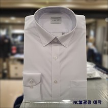 NC불광점 예작 **백화점이월 특가세일** 솔리드 구김없는 스트레치 원단 화이트 일반핏 긴팔 셔츠 YJ0FBP584WH-1