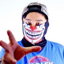 할로윈 바람막이 마스크 (삐에로 광대), 단품, 1개