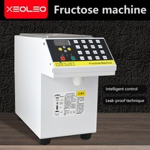 업소용 시럽디스펜서 자동 전동 펌프 정량 카페 오토 머신 XEOLEO 스퀘어 버킷 시럽 과당 화이트 버블 차 밀크티 샵 16 키, 3.220V - EU