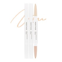 메리쏘드 듀얼 컨실러 펜슬, 라이트 + 내추럴, 2개