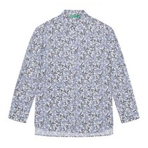 베네통 Print button blouse_5T17DQ02Y82E