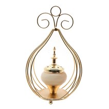 향로 홀더 홈 거실 찻집 요가 사무실 장식, 9x18.5cm., 금속, A