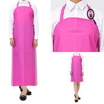 방수앞치마 대형 핑크 김장앞치마 주방용방수앞치마 수산앞치마 수산시장앞치마 설거지앞치마 앞치마방수