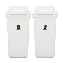 캡틴 분리수거함 60L 2P, 화이트