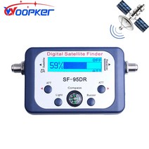 Woopker-Satlink 테스터 미터 위성 TV 신호 수신기 나침반 및 디지털 디스플레이 FTA DVB S2 장착, 한개옵션0