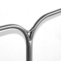 스턴트스쿠터 묘기용 킥보드 스쿠터 360 두발 성인 어른용 gr9 티타늄 프로 스턴트 핸들바 대형 34.9mm y형 바 맞춤형 크기, 티타늄 그레이 ihc