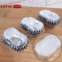 카스테라틀 은박 머핀틀 미니 베이킹틀 유산지포함90P