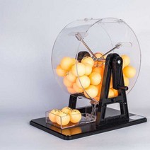 수동 로또 추첨기 번호 랜덤 뽑기 숫자 게임 오락기, 새로운 트럼펫 + 컬러 볼 1-50