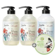 제이멜라 팜므파탈 샴푸 500ml 2개 + 트리트먼트 500ml 1개 + 증정 (더내추럴 알로에 수딩시카젤 300ml 1개), 옵션1