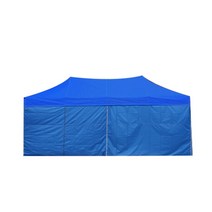 홍캐노피 스틸 접이식 행사용 캐노피천막 민자 벽면 32mm x 2.5m x 2.5m, 파랑, 1개