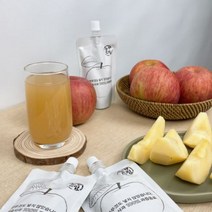 우와한농원 물 넣지않은 100% 청송 사과즙 생사과즙 120ml [원산지:국산(경상북도 청송군)], 싱싱 사과즙, 1개