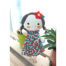 동백인형-아기 동백이, 작은꽃 빨강
