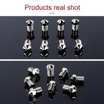 3D프린터부품 Torlipy-V6 니켈 도금 노즐 고온 3D 프린터 PEI PEEK 탄소 섬유 필라멘트 V6 Hotend Heatblo, 05 0.5mm