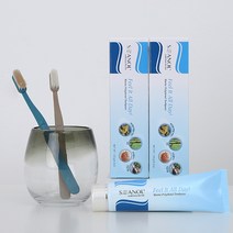 씨놀치약 1개 구취제거 입냄새제거 계면활성제없는 잇몸에 좋은 치약 무불소치약 임산부 명품치약 죽염 프로폴리스 자일리톨 치석제거 시린이 잇몸 치약 치주염 구내염 치은염 충치예방 치약, 5개