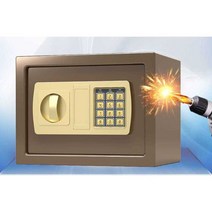 카운터 금고 귀중품 보관함 사무용 비밀번호 개업선물, 25cm 블랙