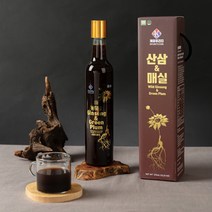 농업회사법인(주)함양산양삼 산양산삼 앤 매실, 375ml