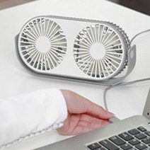 작은 책상용 선풍기 테이블 캠핑용 스탠드 선풍기, 그린