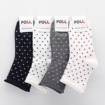 kwj658317 코로나극복기원 여자 땡땡이 돌돌이 퀴여운 토트 패션 양말 3켤레 NCT-223829 여자 땡땡이 돌돌이 퀴여운