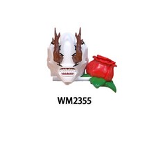 호환 WM6139 주주쓰 가이젠 애니메이션 캐릭터 헤드 고조 사토루 액션 피규어 빌딩 블록 어린이를 위한, 04 WM2355