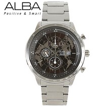 [ALBA] 세이코 알바 맨하탄 크로노그라프 남성 손목시계 AF8M69X1