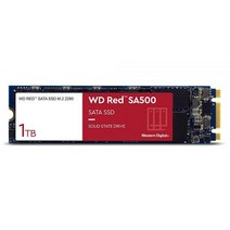 WD Western Digital 1TB 레드 SA500 NAS 3D 낸드 내부 SSD SATA III 6Gb s M 2 2280 최대 560MB s(S100T1R0B)