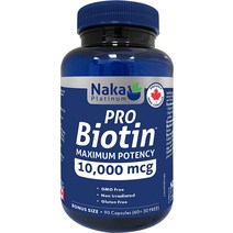나카 프로 비오틴 10000mcg 120캡슐, 10000mcg x 120캡슐
