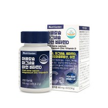 뉴트리가든 어골칼슘 마그네슘 아연 비타민D 60정 폴리감마글루담산 뼈건강 복합기능성