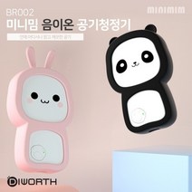 [CL]디월스 미니밈 휴대용 공기청정기(BR002) 미니공기청정기 개인용 공기청정기, 블랙팬더(BR002)