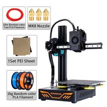 3d프린터 FDM SLS Kingroon kp3s 3.0 3d 프린터 키트 타이탄 압출기 자기 플레이트 정전 이력서 180180180mm 인쇄 xy 금속 가이드 레일, 협력사, kp3s add 1pei 2pla