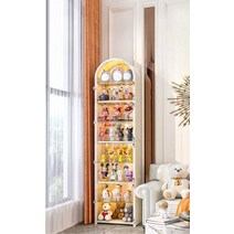 피규어 진열장 보관 레고 케이스 전시장 박스 아크릴, 8단40x28cm+램프(1단에20-30개보관)